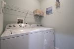 Laundry Room w/ Full Size Washer & Dryer 